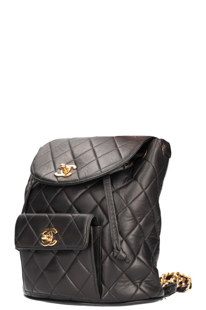 CHANEL Duma Backpack Black