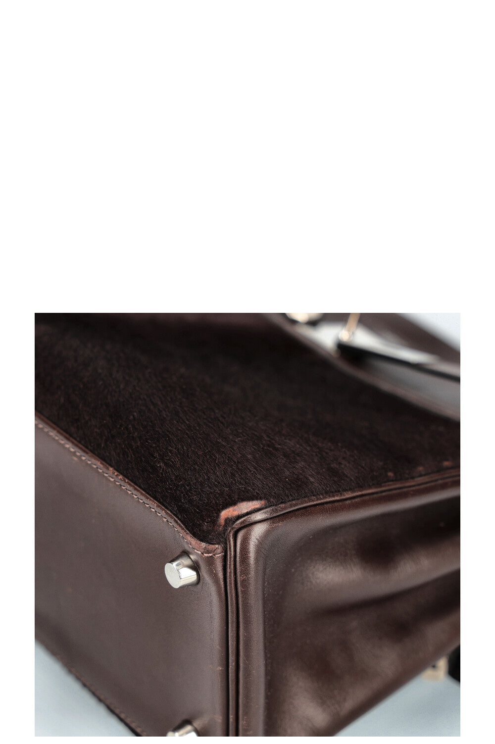 HERMÈS Kelly 32 Troika Evercalf plain
