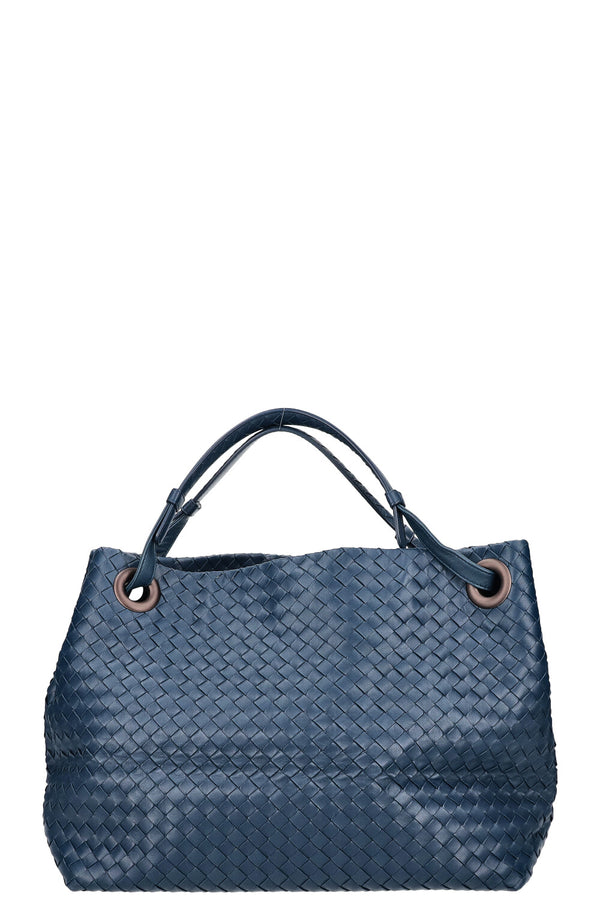 BOTTEGA VENETA Cabas Bella Intrecciato Bleu