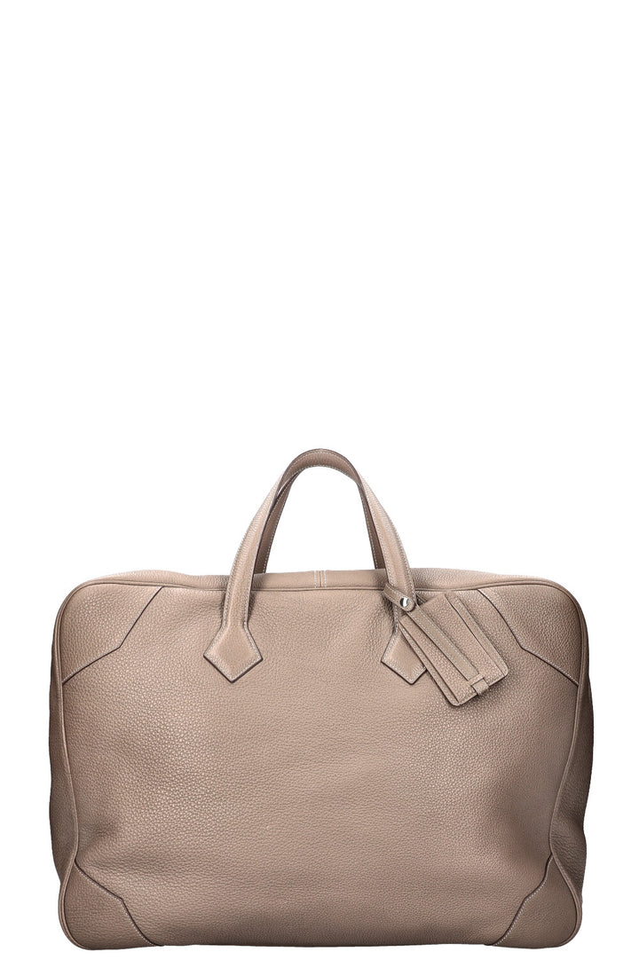 HERMÈS Victoria Valise II Clemence Etoupe