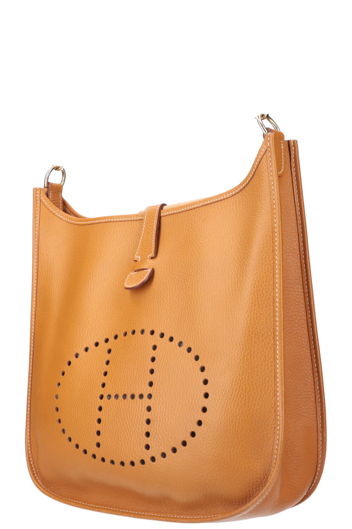 HERMÈS Evelyne Clemence Gold GM