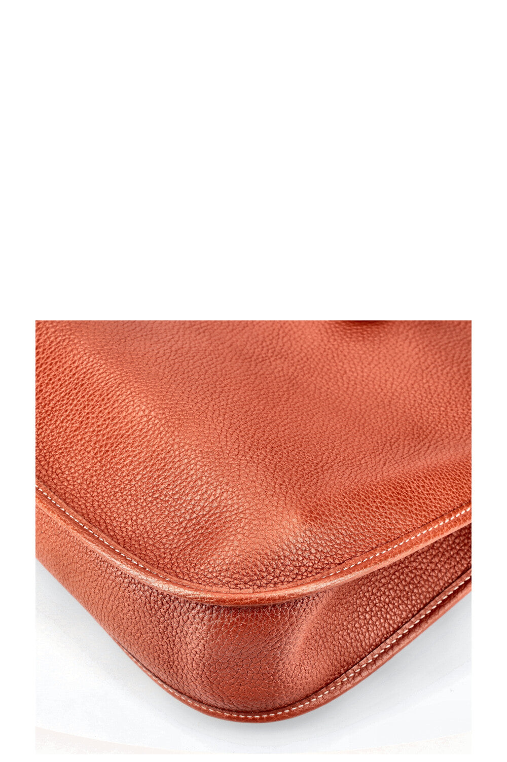 HERMÈS Evelyne GM Clemence  Cognac