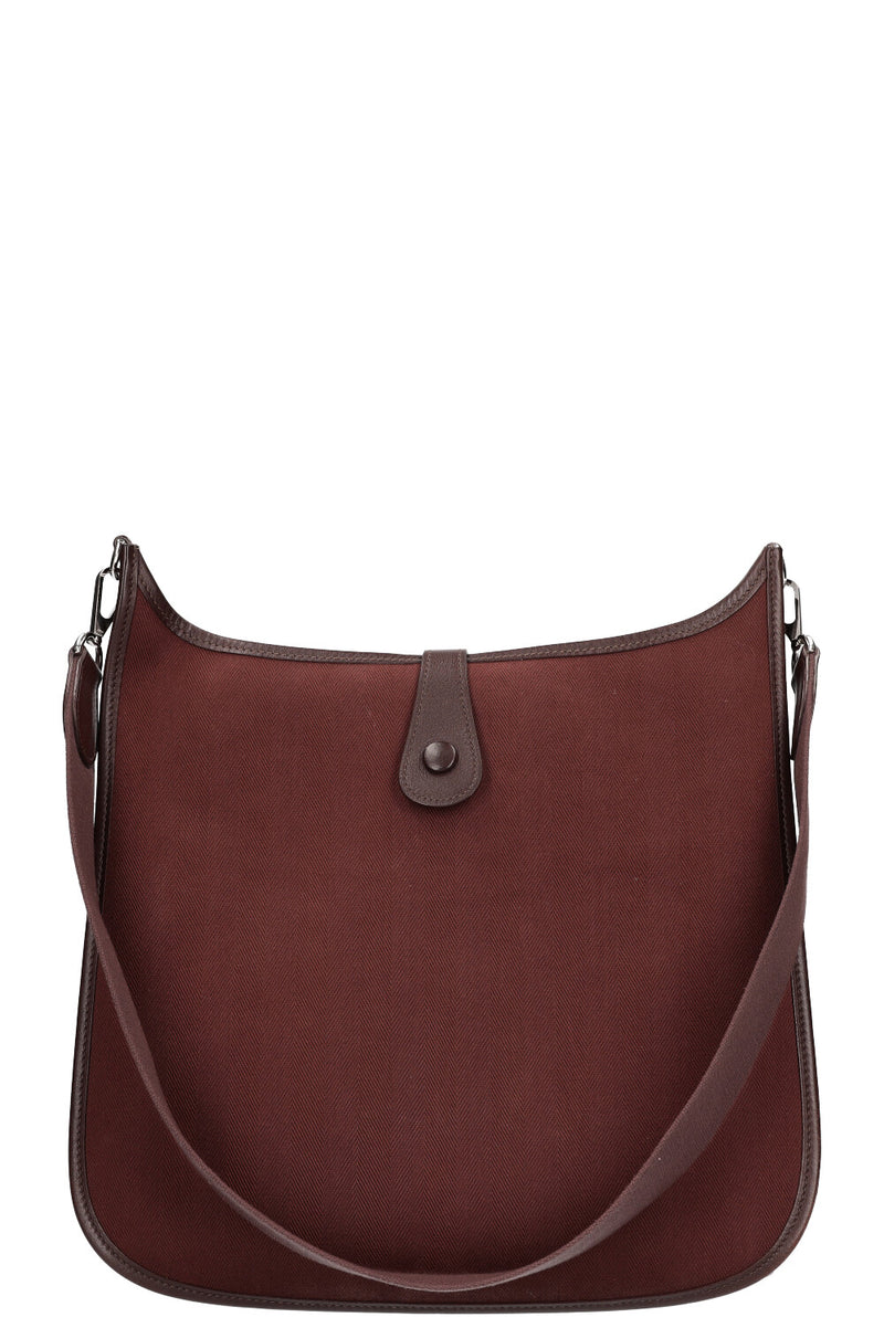 Spa Túi Xách, Giày Dép Authentic Tại HCM. HERMÈS Evelyne GM en Toile Chevron & Swift Cacao – REAWAKE