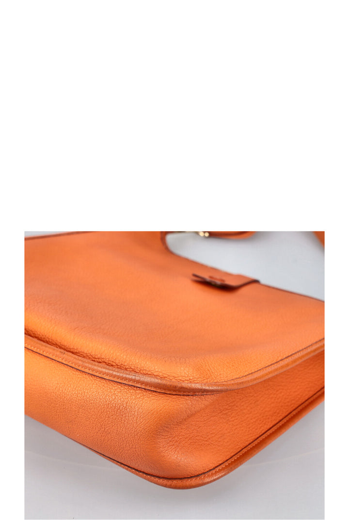 HERMÈS Evelyne GM Clemence Orange