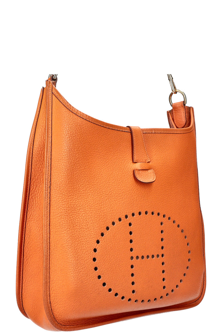 HERMÈS Evelyne GM Clemence Orange