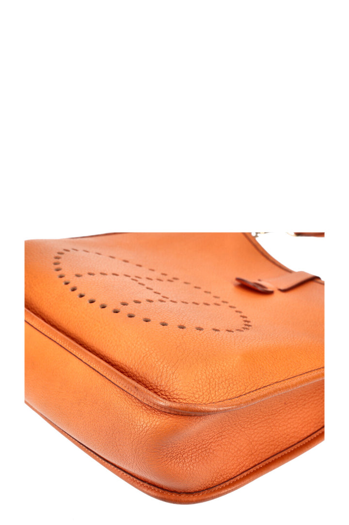 HERMÈS Evelyne GM Clemence Orange