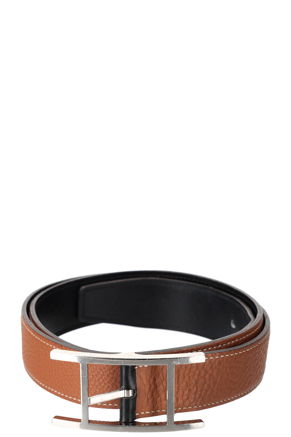 HERMES Quentin Reversible Belt Gold Black REAWAKE