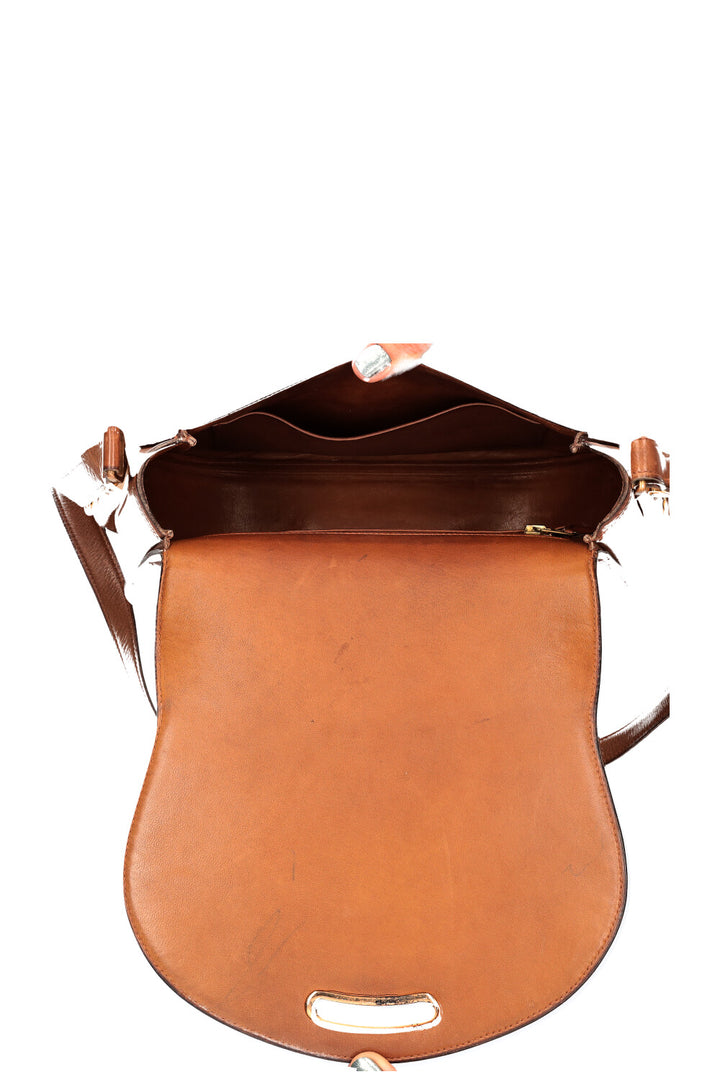 HERMÈS Passe-Guide Bag Box Calfskin Brown