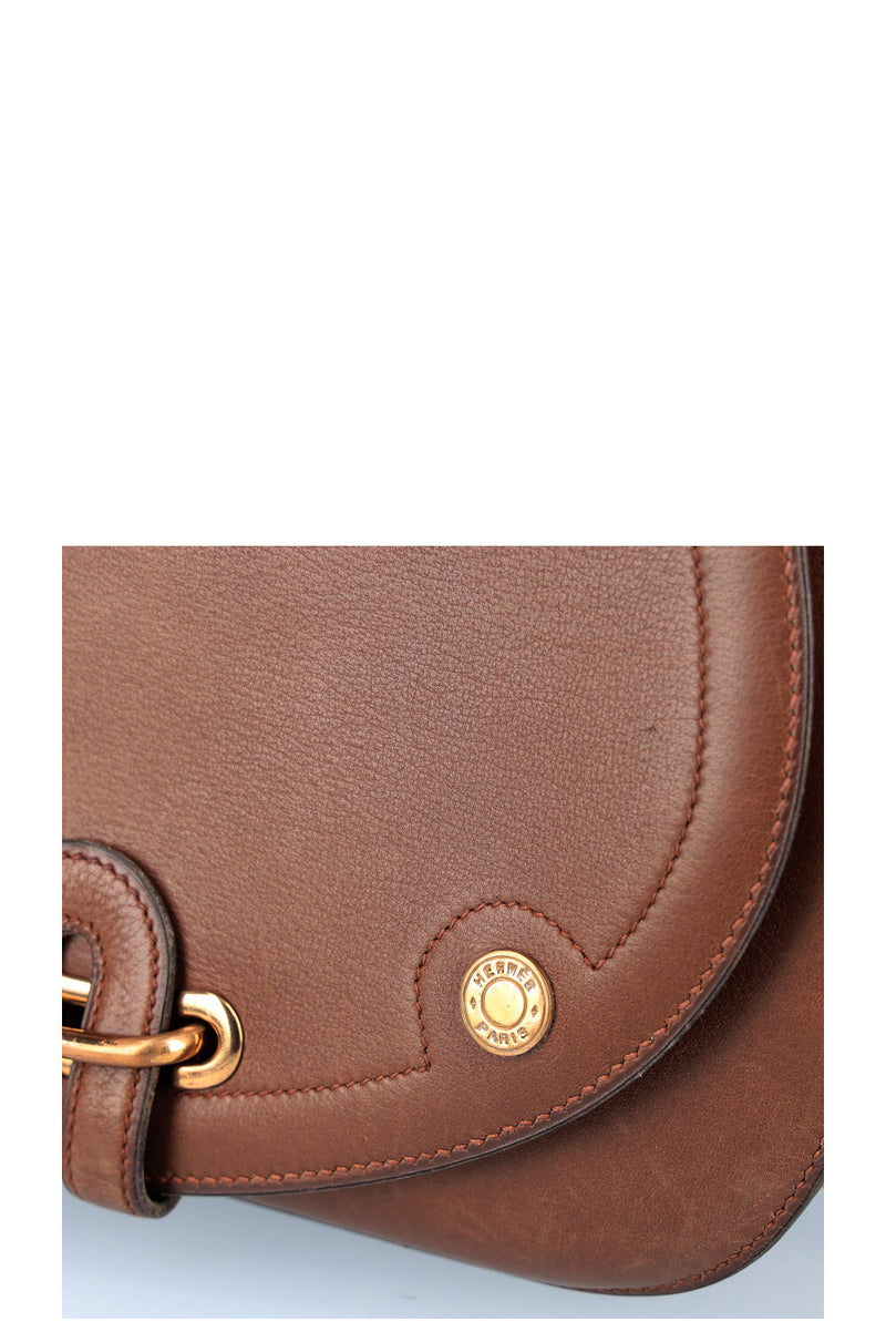HERMÈS Passe-Guide Bag Box Calfskin Brown