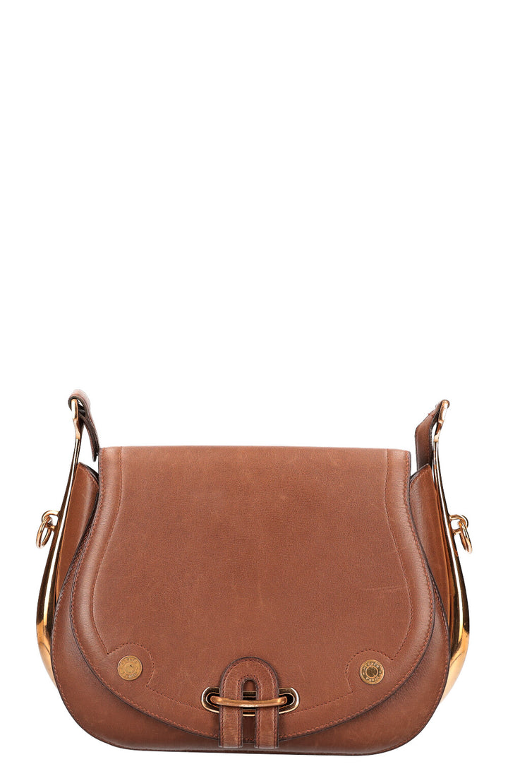 HERMÈS Passe-Guide Bag Box Calfskin Brown