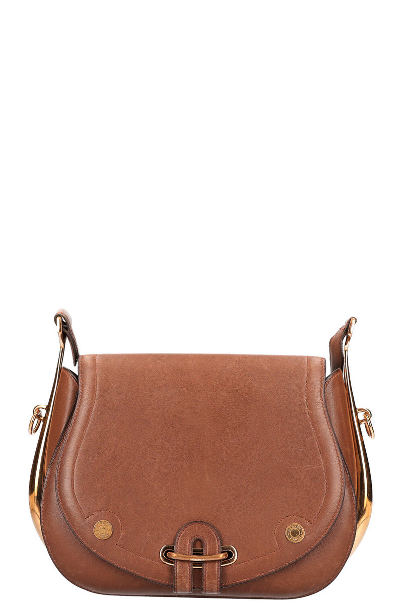 HERMÈS Passe-Guide Bag Box Calfskin Brown