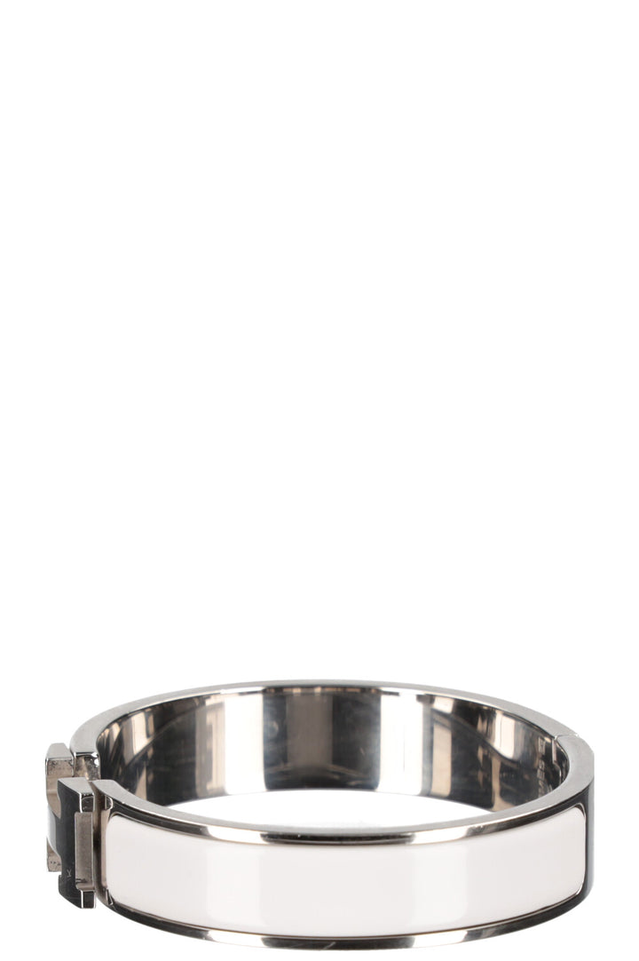 HERMÈS Bracelet Clic H Blanc