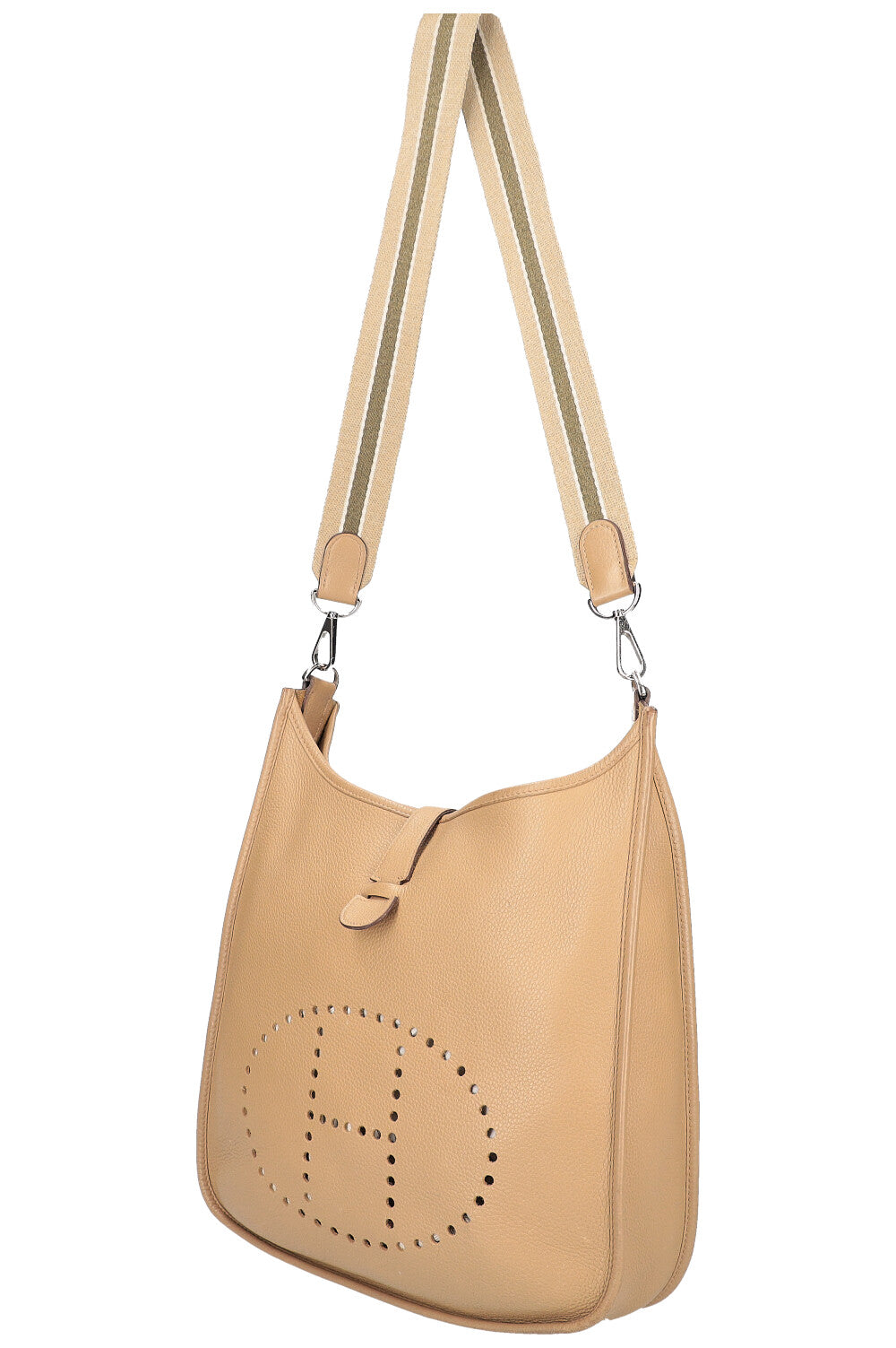 HERMES Sac Evelyne II Cuir Clemence Beige REAWAKE