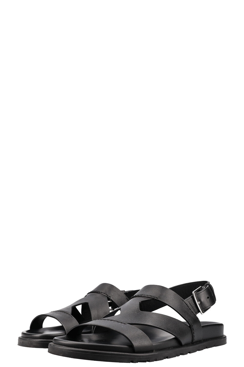 HERMÈS Delphes Sandals Black