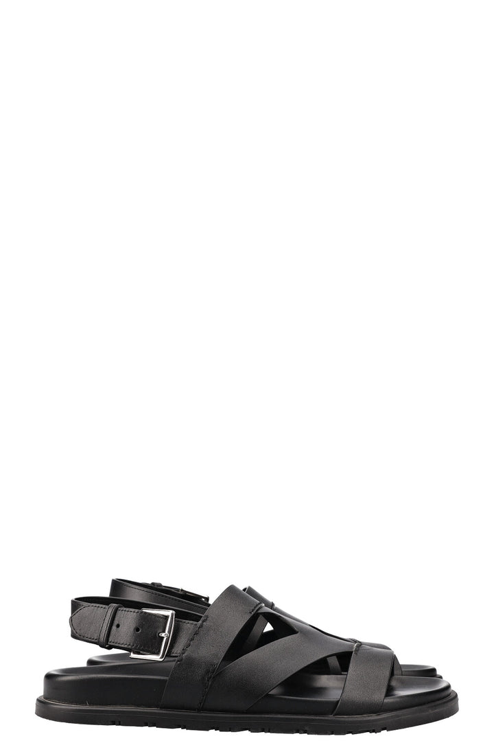 HERMÈS Delphes Sandals Black