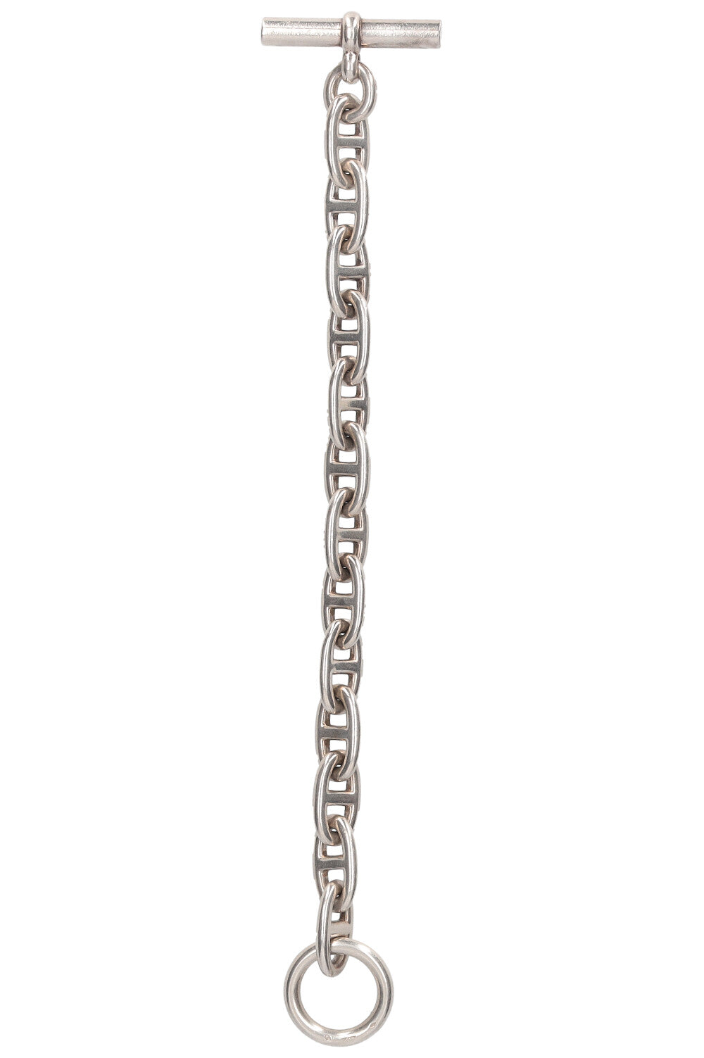 HERMÈS Chaine D'Ancre Bracelet Medium Silver