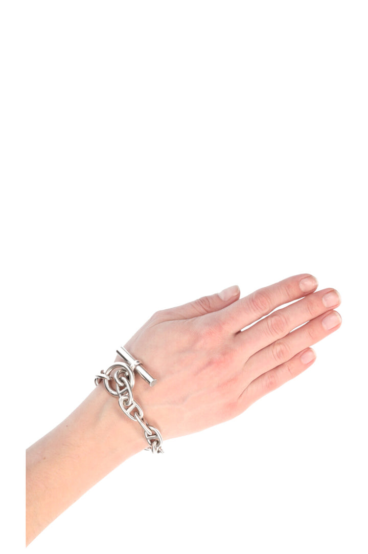 HERMÈS Bracelet Chaine D'Ancre Moyen Argent