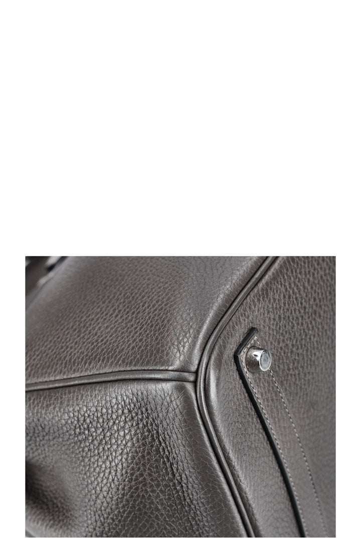 HERMÈS Birkin 35 Clemence Graphite