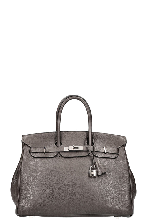 HERMÈS Birkin 35 Clémence Graphite