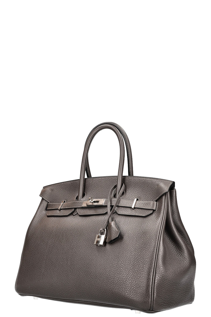 HERMÈS Birkin 35 Clemence Graphite