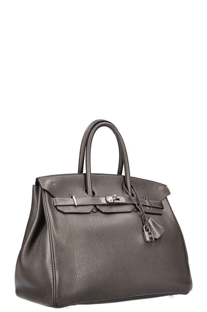 HERMÈS Birkin 35 Clemence Graphite