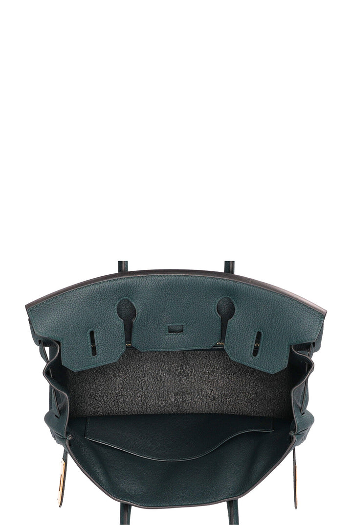 HERMÈS Birkin 30 Togo Vert Cyprès
