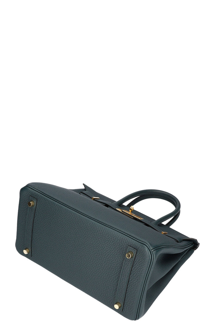HERMÈS Birkin 30 Togo Vert Cyprès
