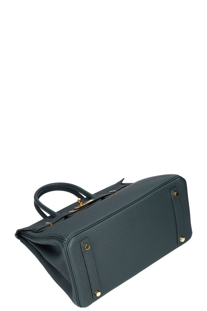 HERMÈS Birkin 30 Togo Vert Cyprès