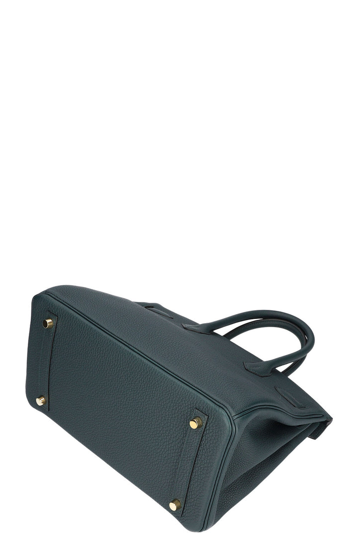 HERMÈS Birkin 30 Togo Vert Cyprès