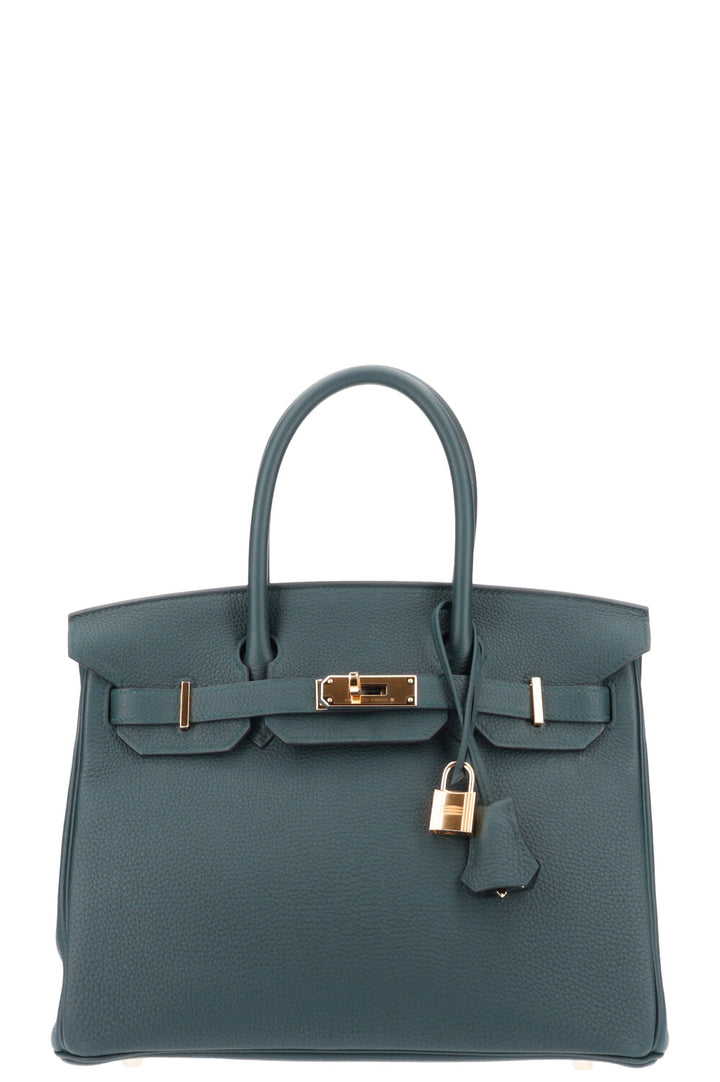 HERMÈS Birkin 30 Togo Vert Cyprès
