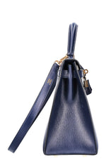 HERMÈS Kelly 28 Box Navy