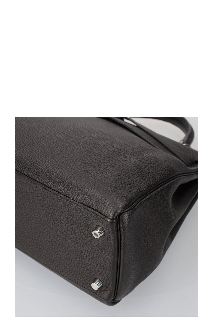 HERMÈS Kelly 32 Togo Black 2007