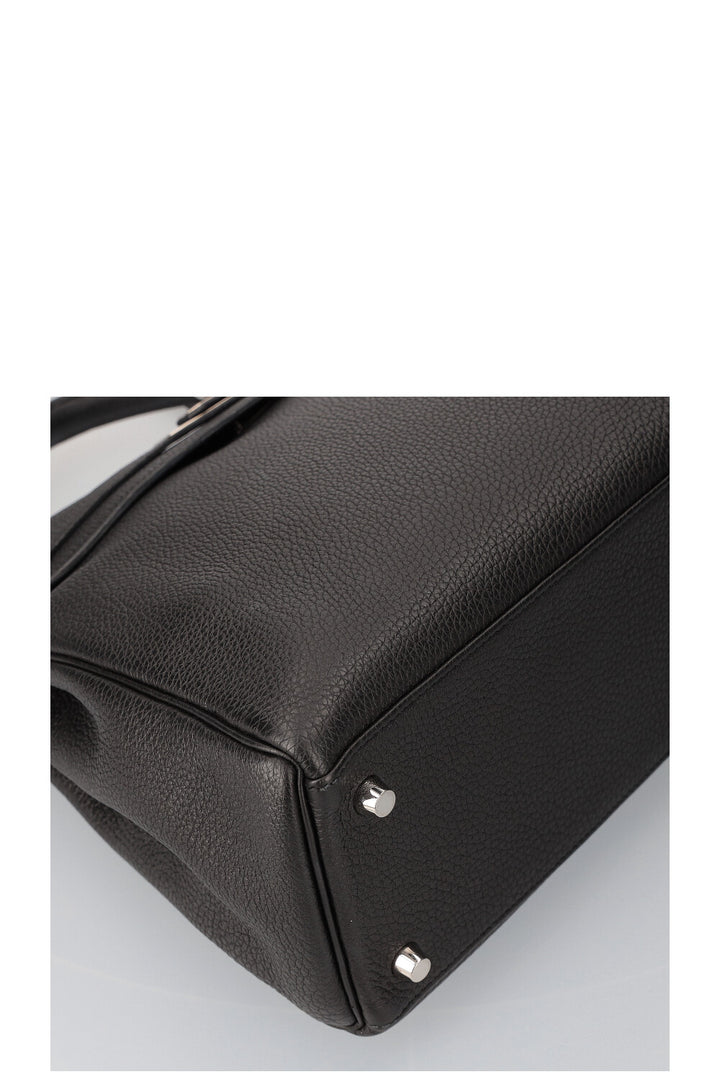 HERMÈS Kelly 32 Togo Black 2007