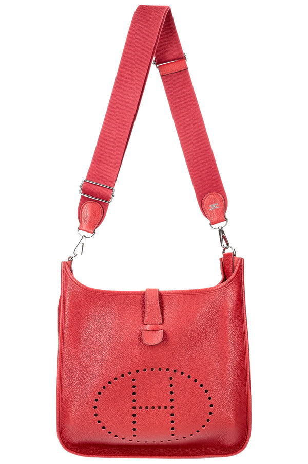 HERMÈS Evelyne III PM Clémence Rouge