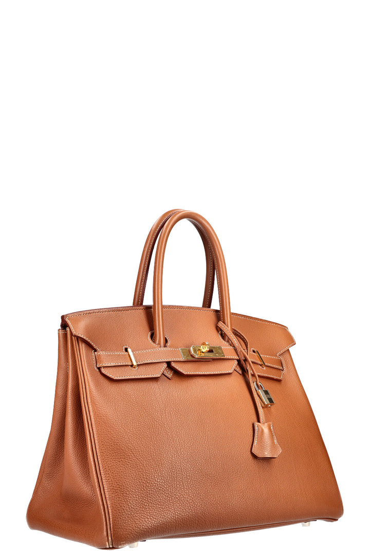 HERMÈS Birkin 35 Togo Gold 1998