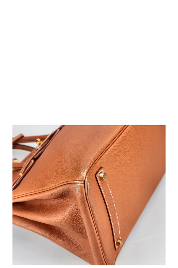 HERMÈS Birkin 35 Togo Gold 1998