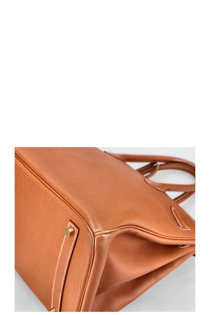 HERMÈS Birkin 35 Togo Gold 1998