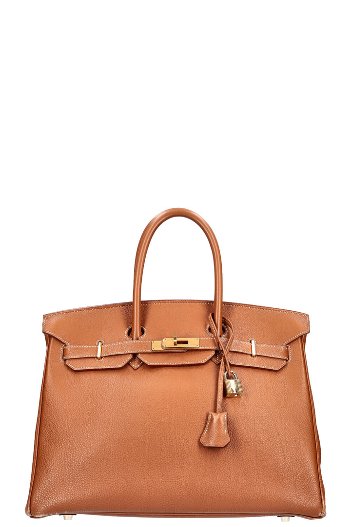 HERMÈS Birkin 35 Togo Gold 1998