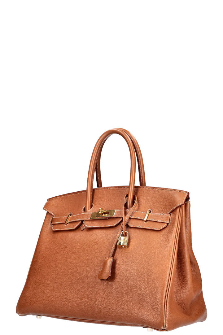 HERMÈS Birkin 35 Togo Gold 1998