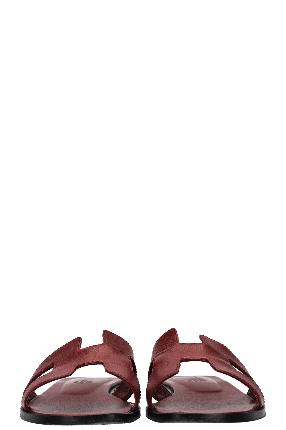 HERMÈS Oran Flats Burgundy