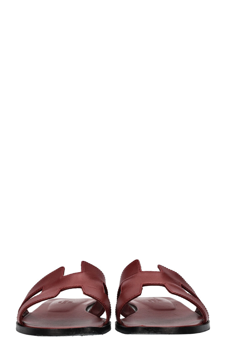 HERMÈS Oran Flats Burgundy