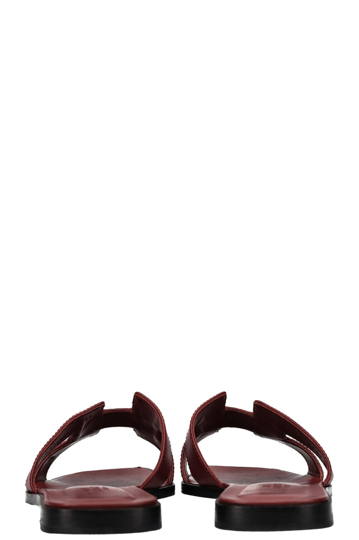 HERMÈS Oran Flats Burgundy
