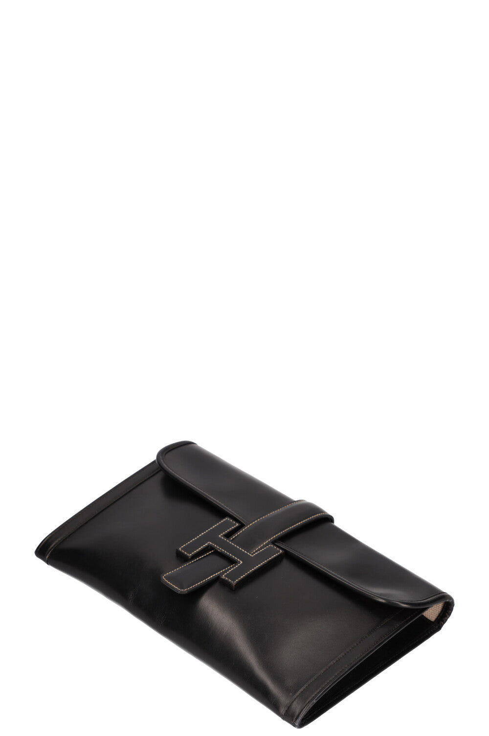 HERMES Jige Clutch Box Black