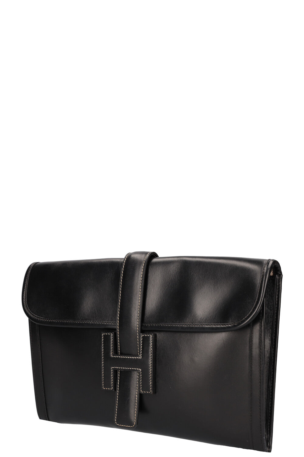 HERMES Jige Clutch Box Black