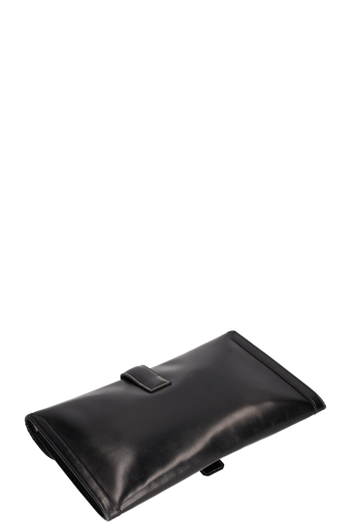 HERMES Jige Clutch Box Black