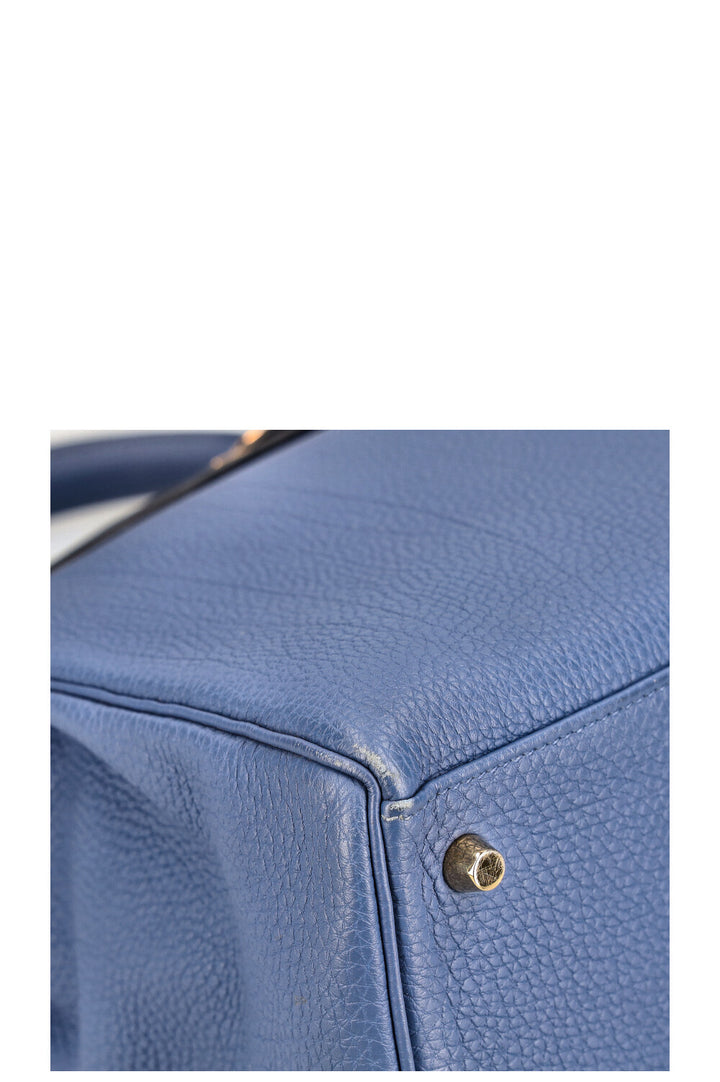 HERMÈS Kelly 35 Togo Brighton Blue