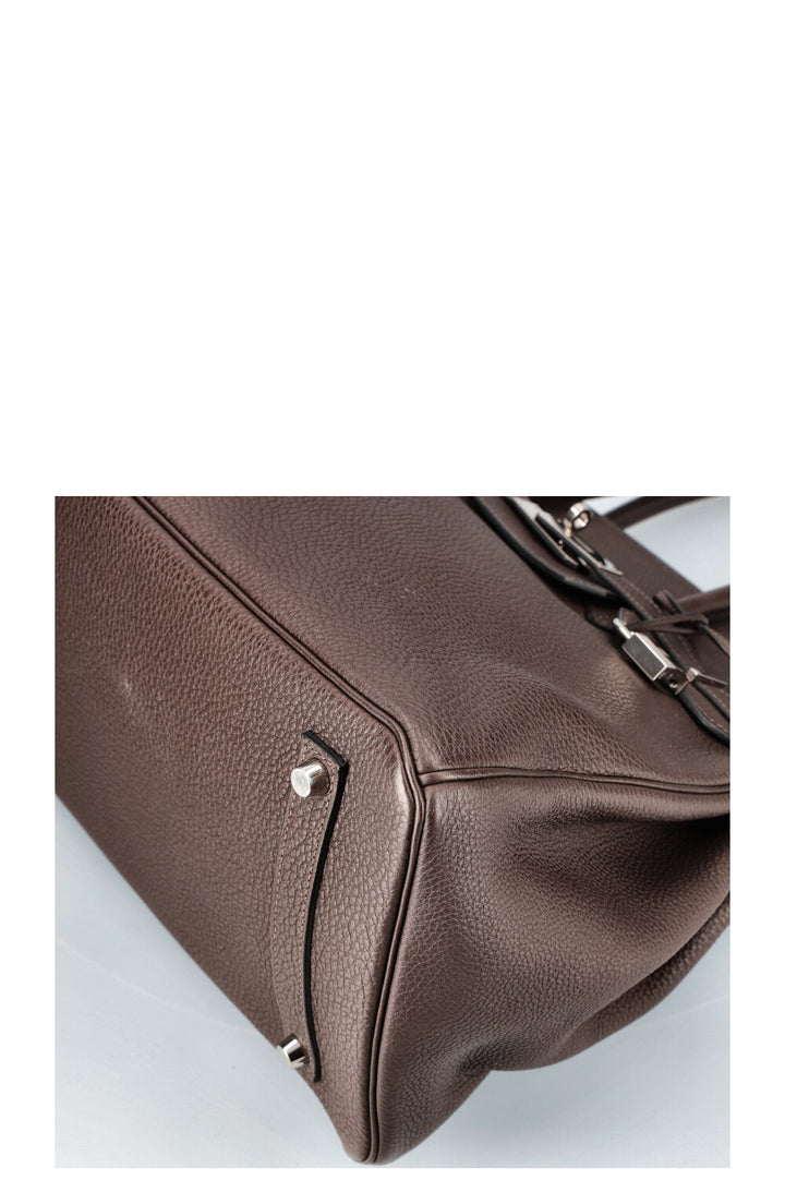 HERMÈS Birkin 35 Clemence Ebene