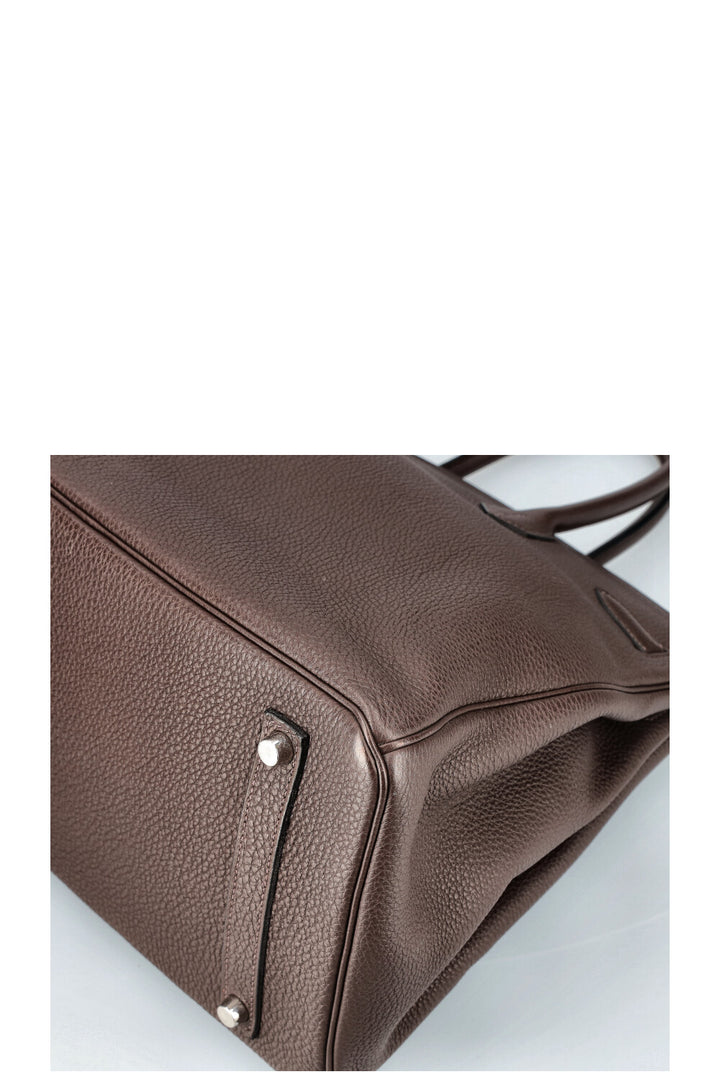 HERMÈS Birkin 35 Clemence Ebene