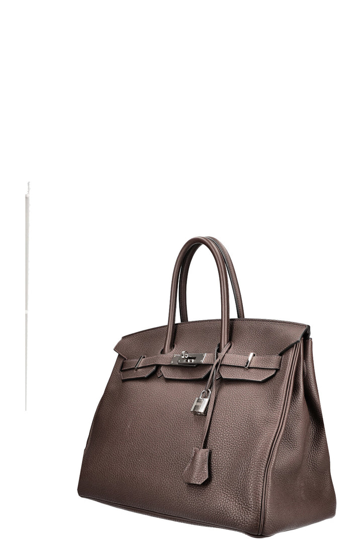 HERMÈS Birkin 35 Clemence Ebene