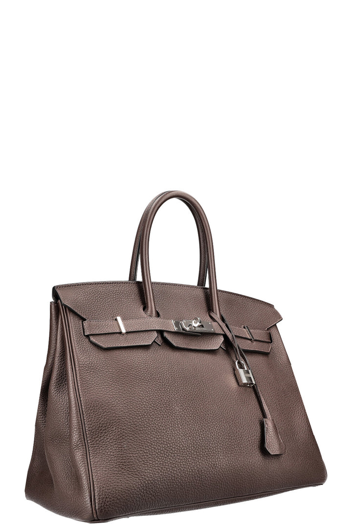 HERMÈS Birkin 35 Clemence Ebene